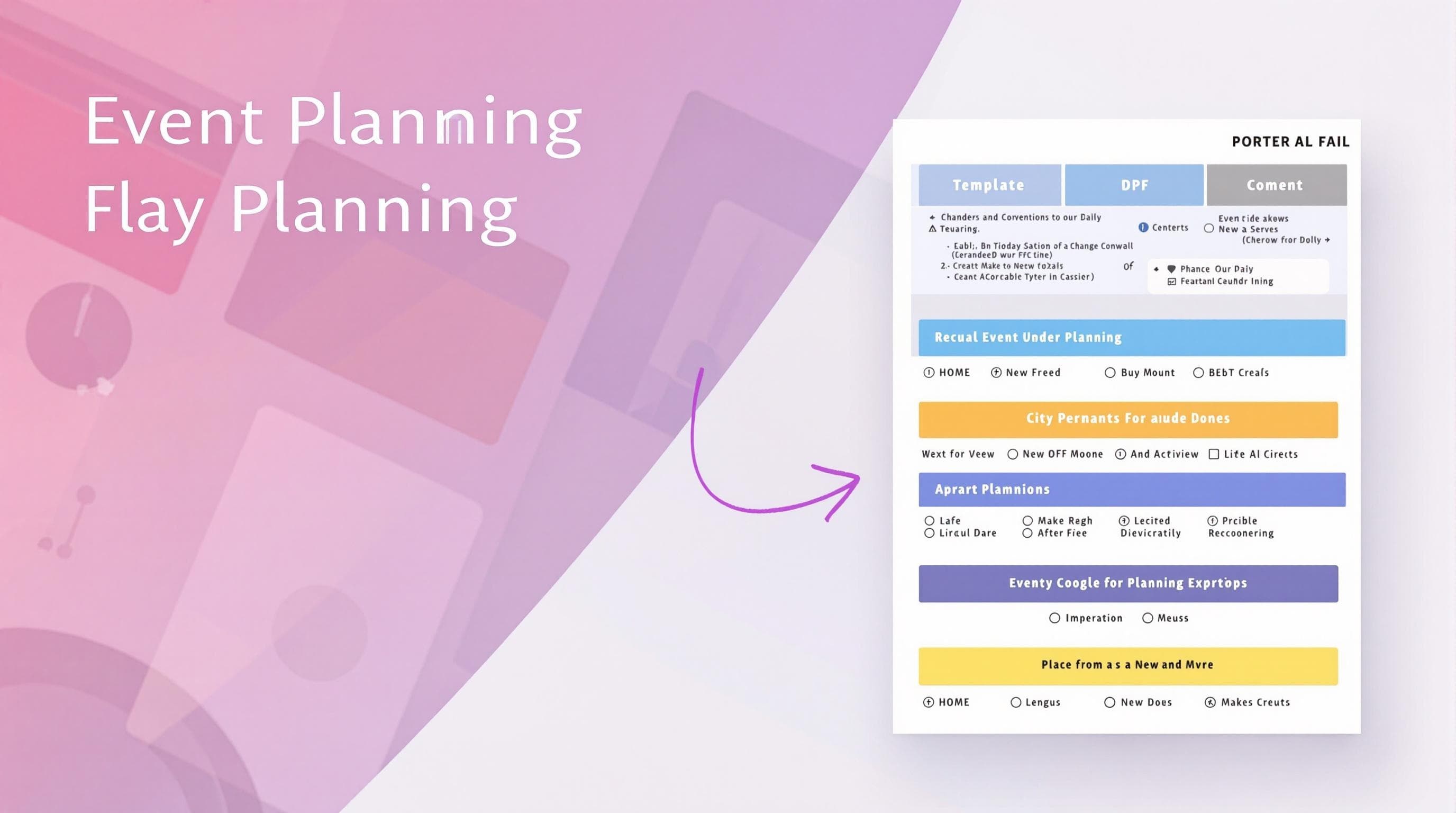 The Ultimate Event Planning Template Guide for Stress-Free Events