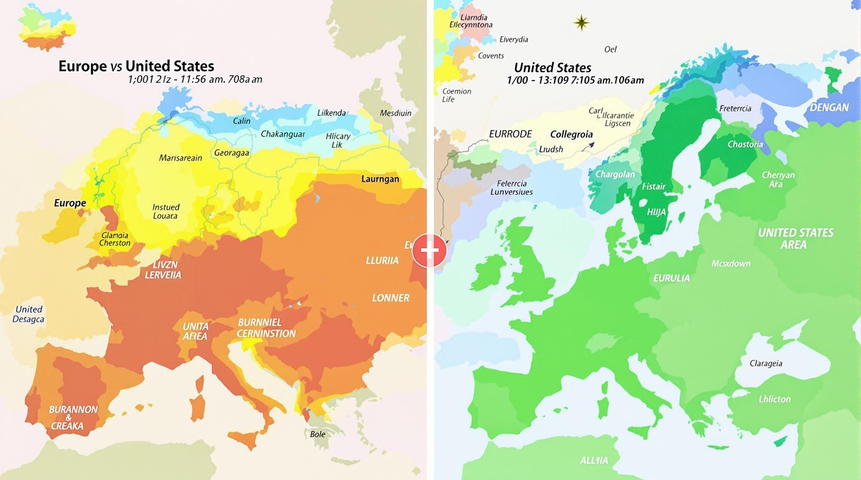 How Big Is Europe Compared to the United States?
